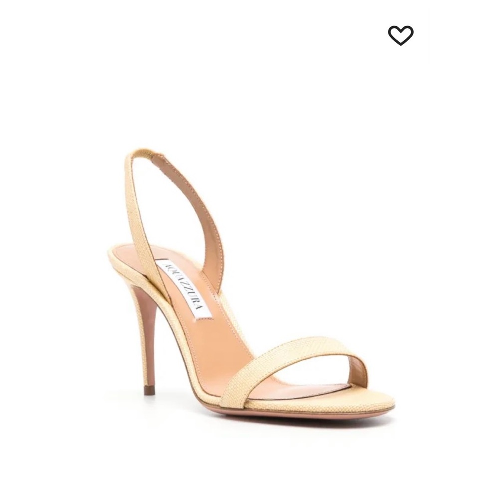 Aquazzura
95mm single-strap leather sandals